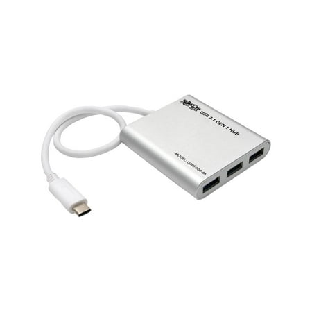 UPC: 0037332190208 | Tripp Lite 4-Port Portable USB 3.1 Gen 1 USB Type-C USB-C Hub Tablet Laptop (U460-004-4A)