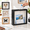 Black-8x8in, variant on Travel Adventure Archive Shadow Box Frame With Slot 8x8in Black