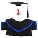 thumbnail image 1 of ColoMX 1 juego de gorro y bata de peluche de oso de graduación, sombrero para celebraciones de graduación, traje de muñeca de graduación, diploma para muñeca, accesorios de cosplay de graduación, 1 of 7