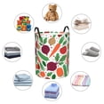thumbnail image 6 of Daiia Vegetables Round Laundry Basket with Handles Thickened Waterproof Circular hamper,Dirty Clothes Storage Basket for Bedroom,Bathroom,College Dorm-Medium, 6 of 8