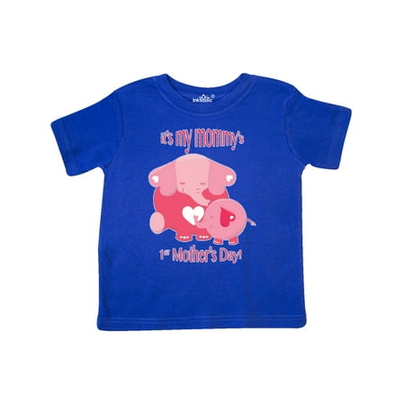 

Inktastic It s my Mommy s 1st Mother s Day Gift Toddler Boy or Toddler Girl T-Shirt