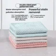 thumbnail image 2 of Double-Sided Kitchen Cleaning Cloths - Oil Removal, Heat-Resistant, Multi-Use for Dishwashing, Glass Wiping, Hand Drying, 2 Sizes (11.81"x11.81"/15.75") & 4-Pack/Single Sets, 2 of 9