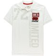 thumbnail image 1 of Ecko Unltd. Polo de rugby con bloque numérico para hombre, blanco, grande, 1 of 1