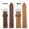 thumbnail image 3 of Uxcell Suede Leather Strap Watch Bands Quick Release 22mm Vintage Watch Straps Classic Watchband Coffee, 3 of 6