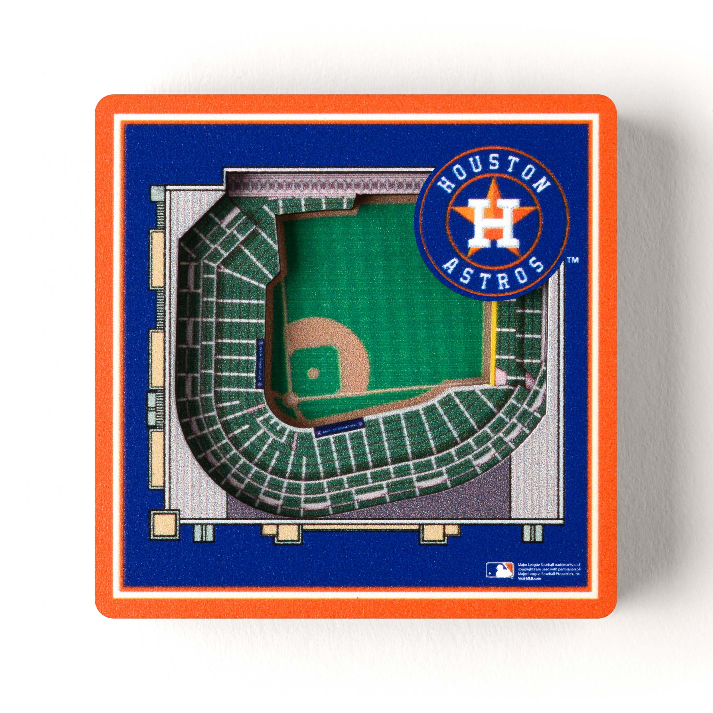 Houston Astros Stadium View Magnet