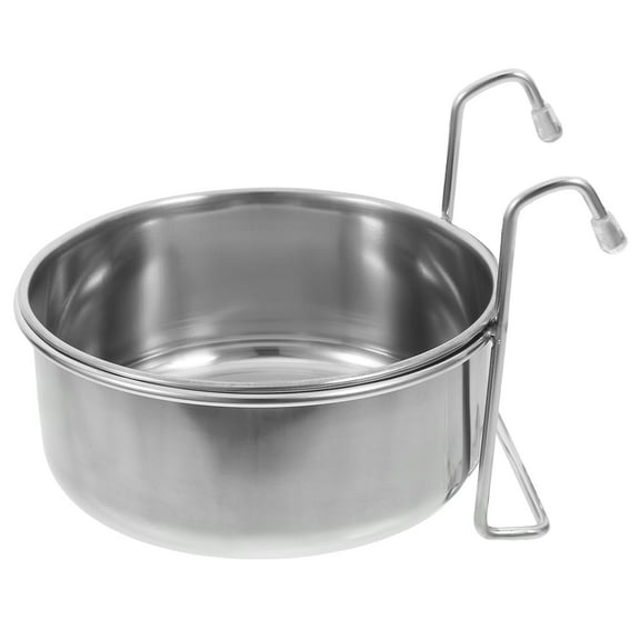 Masteelf  Dog Food Bowl Feeder Stainless Steel Hanging Environmentally Friendly Pet