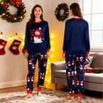 thumbnail image 7 of HYCLES Christmas Couple Pajamas Sets Holiday Sleepwear Matching Christmas Pjs Long Sleeve, 7 of 7