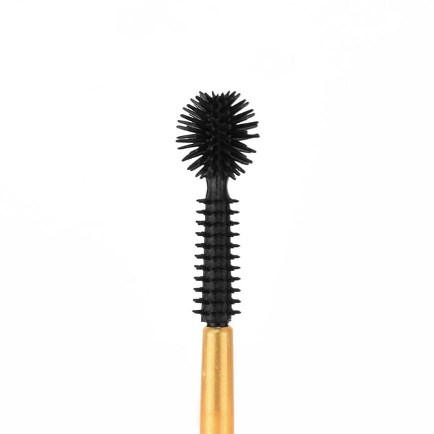 Seitruly 100 piezas de cepillos de pestañas, varitas de rímel suaves de una sola vez, brocha de maquillaje portátil, extensiones de pestañas, Pinceles de maquillaje y herramientas Forma esférica Seitruly CE001642-01