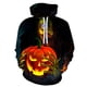 thumbnail image 3 of Sudaderas con capucha de bruja vieja para hombres y mujeres, sudaderas con capucha con estampado 3D de cabeza de calabaza malvada para Halloween, jerséis para niños, Tops de Festival, abrigo, nuevo, 3 of 4