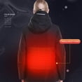 thumbnail image 6 of Sexy Dance Electric Heating Cotton Coat Men Women USB Charging Heated Jacket with Hood for Walking Camping Ice Fishing Snowb For Christmas, Birthday Gifts (10000mAH Power Supply Optional), 6 of 8