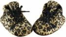 leopard print baby booties