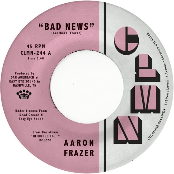 Aaron Frazer - Bad News / Done Lyin' - Grey - Music & Performance - Vinyl [7-Inch]