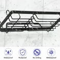 thumbnail image 4 of Adhesive Wall Mounted Soap Holder Basket, Black, 4 of 6
