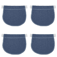thumbnail image 1 of Embarazo Elástico Ajustable Pantalones Botón Extender (Profundo) Azul, 1 of 5