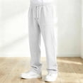 thumbnail image 6 of XINXIAOO Girls Boys Girls Uniform Pants Elastic Waist Drawstring Trousers Dreesy Back to School Clothes Girls Boys Size 5-6 Years Pants, 6 of 6