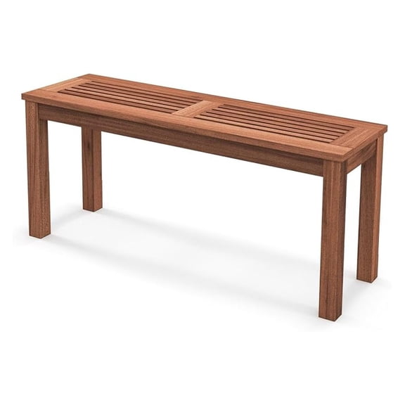 Outdoor , 39.5” Backless Solid Wood Narrow for Outside, Patio, Park, Garden & Front Porch (1)
