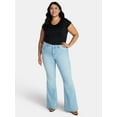 thumbnail image 2 of Sofia by Sofia Vergara Women's and Women's Plus Melisa Flare High Rise Jeans, 30.5", 32.5" and 34.5" Inseams, Sizes 0-28, 2 of 5