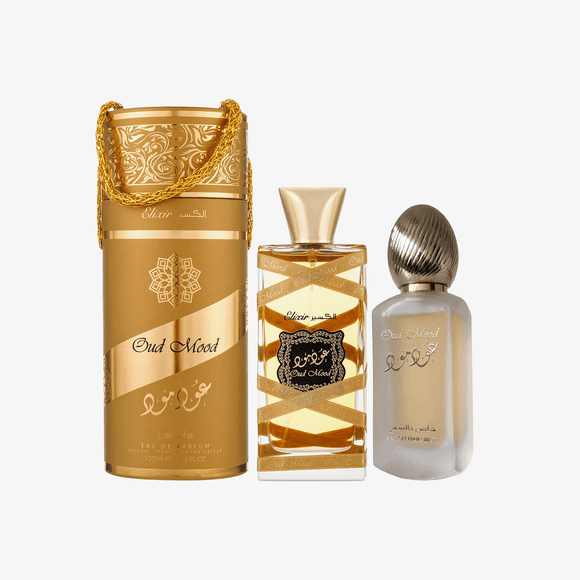 Perfume Lattafa Oud Mood Elixir para mujer y hombre