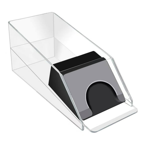 BAELLERT Poker Card Dispenser Portable Standard Size Card Dealing Shoe Dealer Holder Clear Discard Tray Casino Board Game Table Accessory
