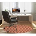 thumbnail image 2 of Stairstep Diamonds Rust Office Mat by Kavka Designs, 2 of 3