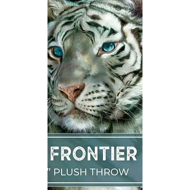 Wilderness Plush White Tiger Heavyweight Throw Multicolor Standard Throw Walmart
