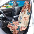 thumbnail image 2 of XYZCANDO Floral Dragonfly Car Seat Towel Cover - Waterproof Sweatproof Seat Protector with Moisture-Wicking Microfiber for Cars, SUVs & Trucks, 2 of 6