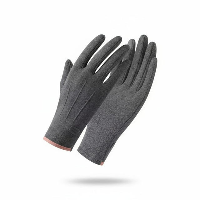 Ohmyroo Fleece-Lined Touchscreen Winter Gloves Windproof Warm For Driving Cycling Outdoor