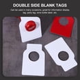 thumbnail image 4 of Miangastore Étiquettes Créatives Recto Verso en PVC Vierges pour Déco Blanches Réutilisables 100 Pcs, 4 of 9