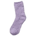 thumbnail image 5 of Audhol Socks for Women Women's Solid Color 1 Pair Plush Socks Winter Solid Color Thickened Floor Sleeping Plush Socks Womens Socks Purple1 A, 5 of 5
