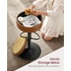 thumbnail image 3 of Taburete de bar VASAGLE EKHO, giratorio de 360°, altura ajustable con almacenamiento, 3 of 6