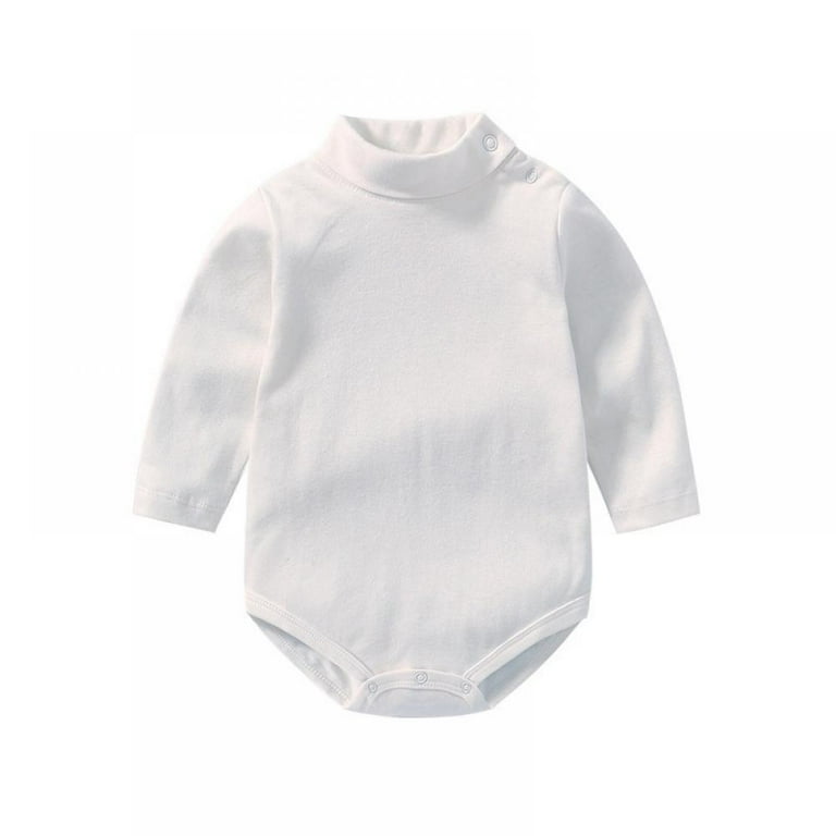Baby white turtleneck sales