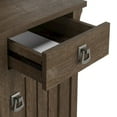 thumbnail image 4 of Bush Furniture Salinas Farmhouse 60 in L Shape Desk with Hutch, Box Drawer and Storage Cabinet in Ash Brown (Ships in 2 boxes), 4 of 5