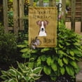 thumbnail image 2 of Caroline's Treasures BB1508GF Jack Russell Terrier Spoiled Dog Lives Here Flag Garden Size , Small, multicolor, 2 of 3