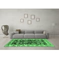 thumbnail image 3 of Ahgly Company Indoor Rectangle Oriental Emerald Green Traditional Area Rugs, 2' x 3', 3 of 4