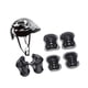 thumbnail image 5 of Juego de 7 cascos de bicicleta para niños, resistentes a impactos, con ventilación y amortiguación. Negro, 5 of 9