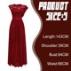 thumbnail image 4 of Vestido de noche para mujer, largo, elegante, de encaje, para cóctel, liso, largo, cuello redondo, manga media, vestido de novia con cremallera, vestido de novia, vestido de dama de honor, 4 of 5