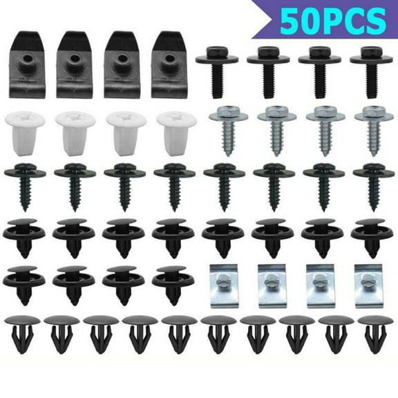 50Pcs for Toyota Under Engine Cover Clips Underbody Mudguard Shield Screws