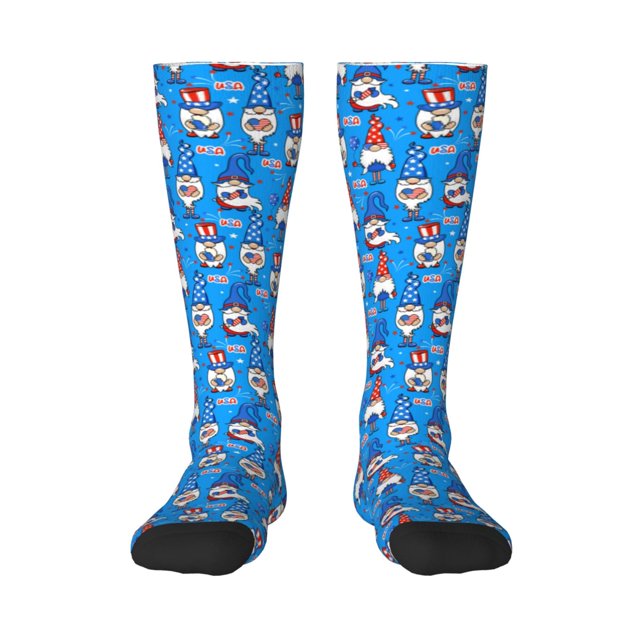 Balery Gnomes in USA Calcetines novedosos Calcetines deportivos Calcetines hasta la rodilla Calcetines de algodón Calcetines originales y geniales