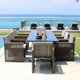 thumbnail image 3 of Outdoor Leisure Tables And Chairs Aluminum Alloy Teak Rain-Proof Sun-Proof Courtyard Open-Air Combination Restaurant Furniture My Lux Decor Round, 3 of 15