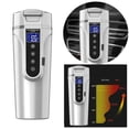 thumbnail image 6 of Electric Car Kettle Heater 12V/24V 450ml Digital Display Portable Camping Auto Shut Off Milk , White, 6 of 10