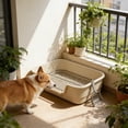 thumbnail image 6 of Indoor Dog Potty Tray With High Wall, Large Puppy Potty Training Pad Tray, Puppy Litter Box With High-Wall, Indoor Pet Toilet For Small To Medium Sized Dogs More Size, 6 of 6