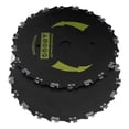 thumbnail image 1 of Weed Saw Blade Kit, Antiseptic Precise Cutting 2pcs 9inx20T Chainsaw Tooth Brush Blade  For Brush Cutters For String Trimmer, 1 of 8