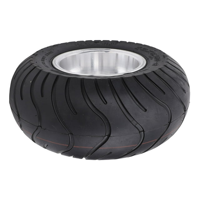 13x6.50-6 Tubeless Tires, Excellent Grip High Toughness Explosion Proof Go Kart Tires with Rim for Rider Mower