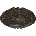 thumbnail image 3 of Ekena Millwork 16 3/8"OD x 1 3/4"P Southampton Ceiling Medallion (Fits Canopies up to 2 3/4"), Hand-Painted Bronze Blue Patina, 3 of 6