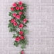 thumbnail image 5 of Planta de flores artificiales Naiovety colgante seda Rosa roja fiesta decoración, 5 of 6