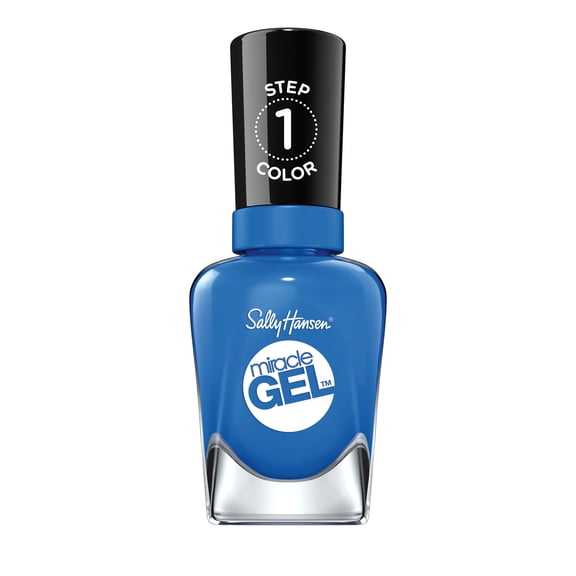 Sally Hansen Miracle Gel Nail Polish, Byte Blue