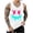 White, variant on Mens Sleeveless Muscle Shirts Funny Smiley Face Graphic Gym Tank Tops Summer Casual Athletic Running Shirt Cool Streetwear Workout Tanks Blue S