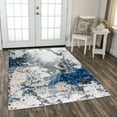 thumbnail image 4 of Alora Decor  Mystic Indoor/ Outdoor Rug 5'2" x 7'3" - Blue, 4 of 5