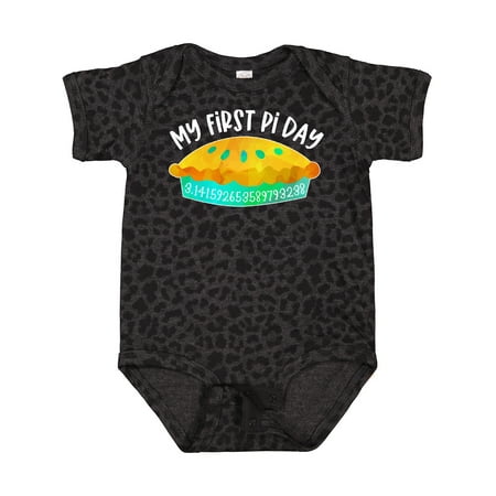 

Inktastic My 1st Pi Day Blue Green Pie Pan Pun Gift Baby Boy or Baby Girl Bodysuit