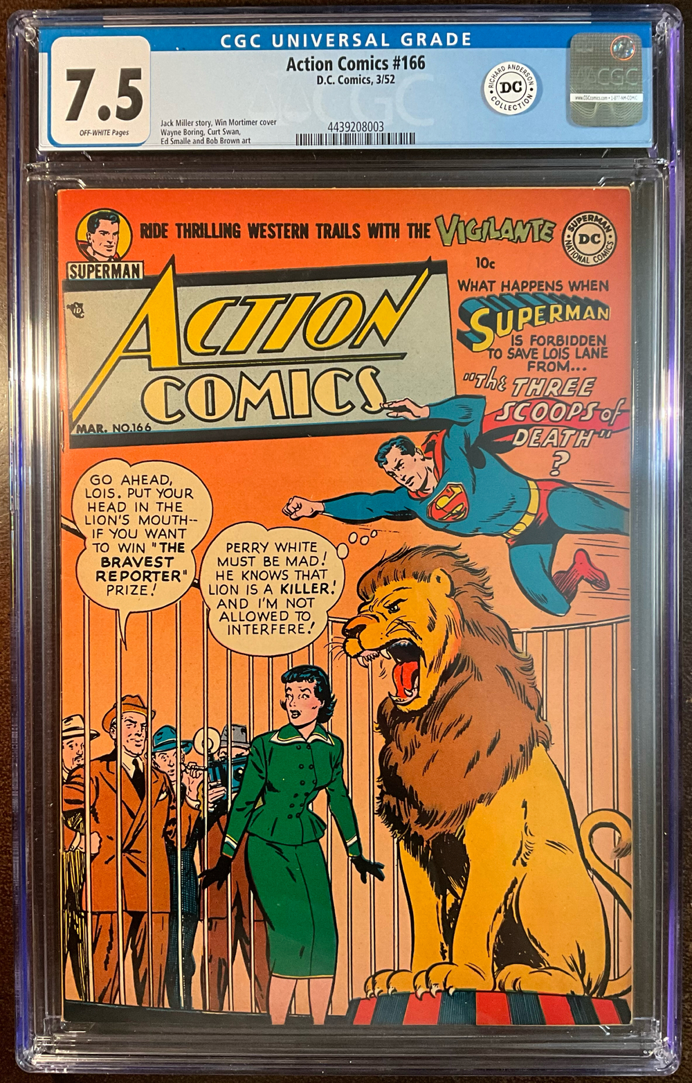 Cover of Action Comics #166